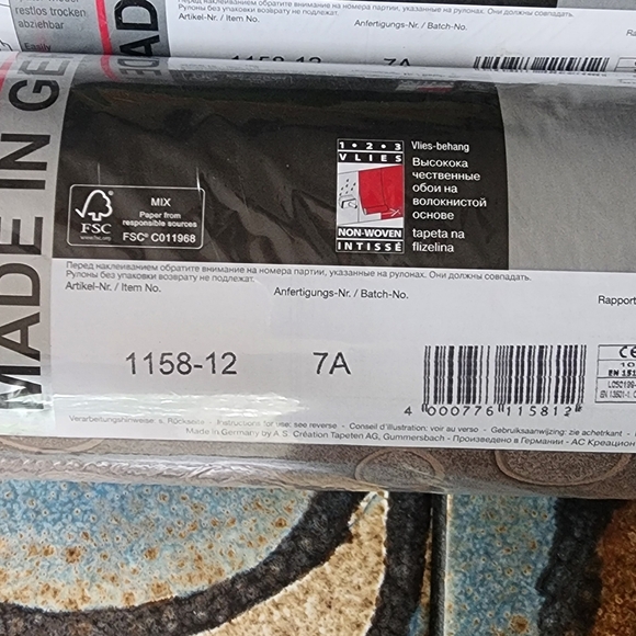 AS Creation  Wallpaper Brown Taupe Abstract Circles Geometric 4 Rolls Germany - Picture 4 of 5